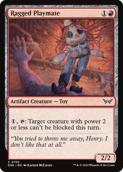 Ragged Playmate (Duskmourn: House of Horror) Light Play Foil