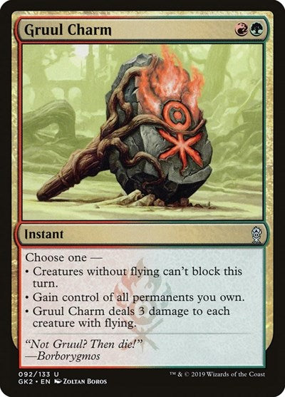 Gruul Charm (Ravnica Allegiance: Guild Kits) Light Play