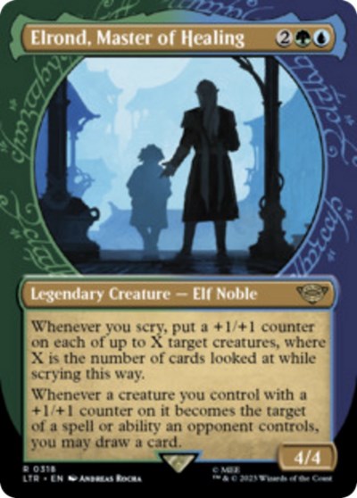 Elrond, Master of Healing (Showcase) (Universes Beyond: The Lord of the Rings: Tales of Middle-earth) Near Mint Foil