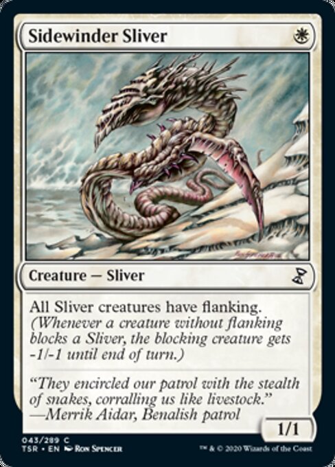 Sidewinder Sliver (Time Spiral Remastered) Light Play