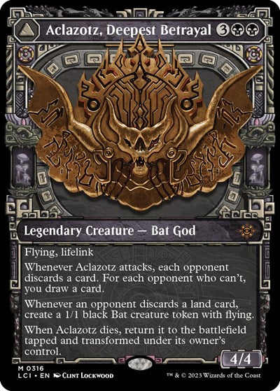 Aclazotz, Deepest Betrayal (Showcase) (The Lost Caverns of Ixalan) Near Mint