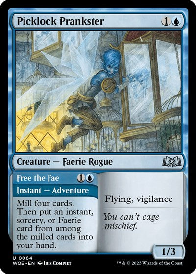 Picklock Prankster (Wilds of Eldraine) Near Mint Foil