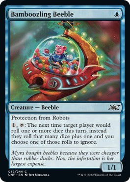 Bamboozling Beeble (Unfinity) Light Play Foil
