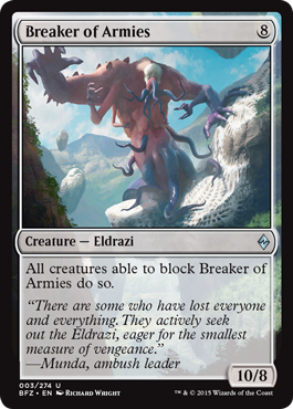 Breaker of Armies (Battle for Zendikar) Light Play