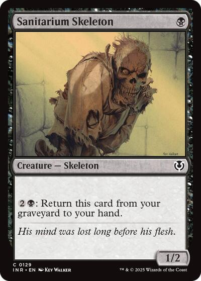 Sanitarium Skeleton (Innistrad Remastered) Light Play Foil
