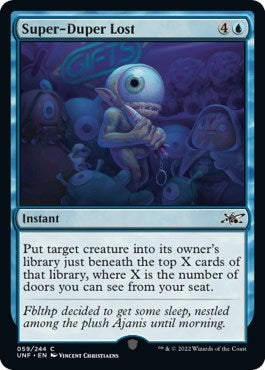 Super-Duper Lost (Unfinity) Light Play Foil