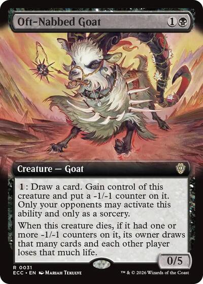 Oft-Nabbed Goat (Extended Art) (Commander: Lorwyn Eclipsed) Near Mint