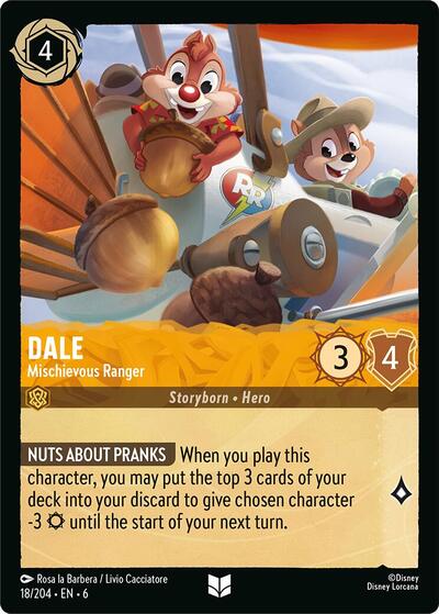 Dale - Mischievous Ranger (Azurite Sea) Near Mint Cold Foil