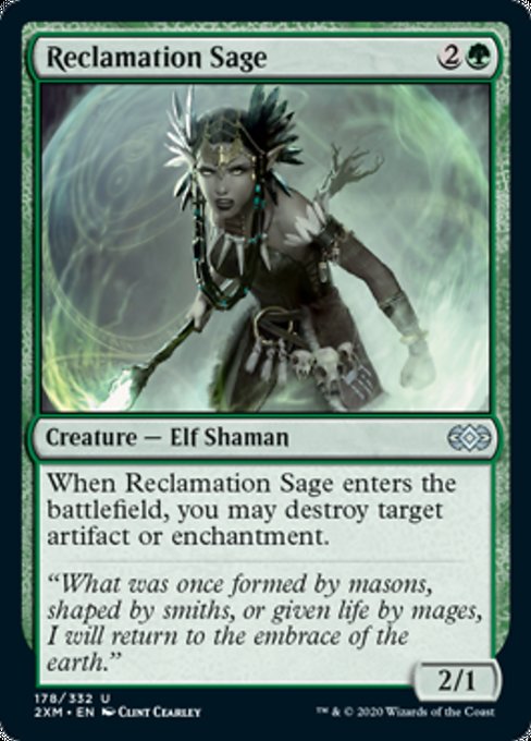 Reclamation Sage (Double Masters) Light Play