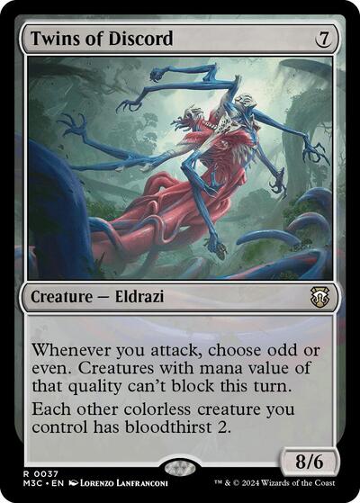 Twins of Discord (Commander: Modern Horizons 3) Near Mint