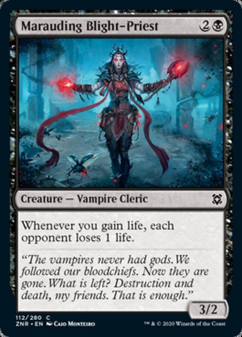 Marauding Blight-Priest (Zendikar Rising) Light Play Foil