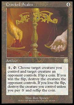 Crooked Scales (Mercadian Masques) Light Play