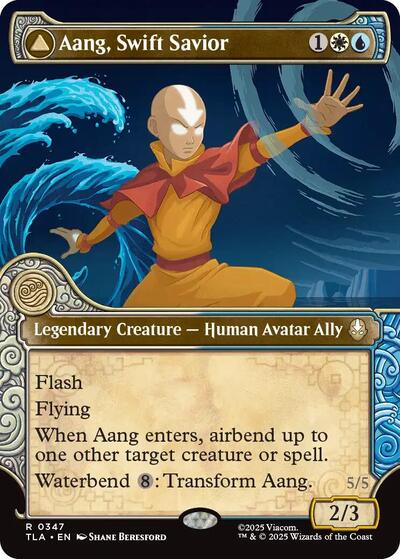 Aang, Swift Savior (Showcase) (Avatar: The Last Airbender) Near Mint