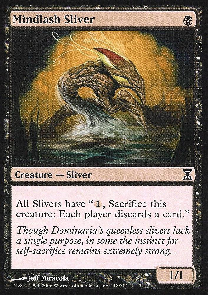 Mindlash Sliver (Time Spiral) Light Play