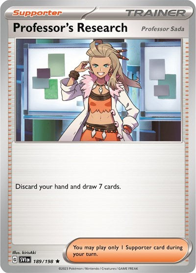 Professor's Research - 189 (Deck Exclusives) Near Mint