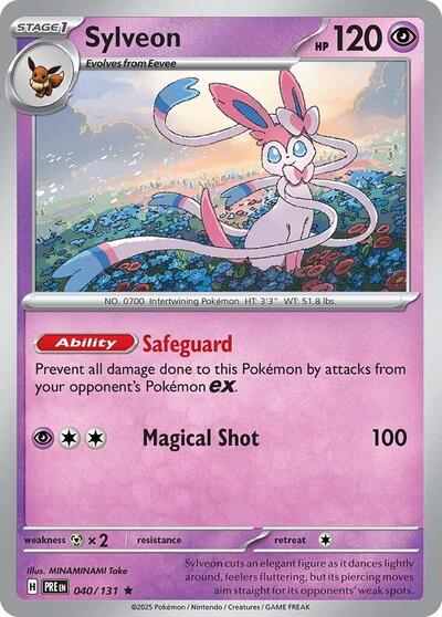 Sylveon (SV: Prismatic Evolutions) Near Mint Reverse Holofoil