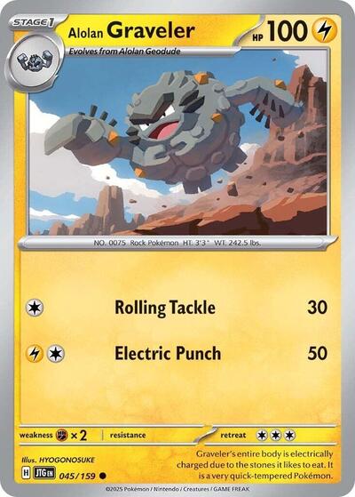 Alolan Graveler (SV09: Journey Together) Near Mint