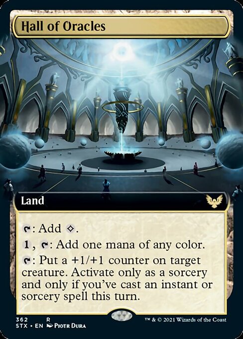 Hall of Oracles (Extended Art) (Strixhaven) Light Play