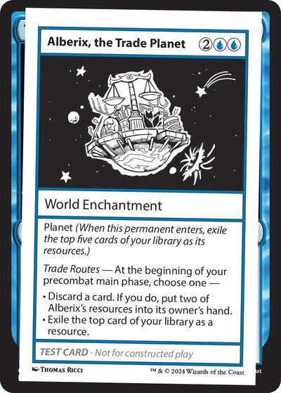 Alberix, the Trade Planet (Mystery Booster 2 Playtest Cards) Near Mint