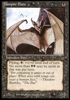 Vampire Bats (Legends) Light Play