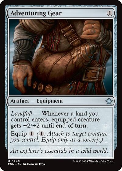 Adventuring Gear (Foundations) Near Mint Foil