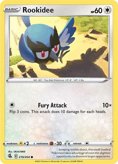 Rookidee (SWSH08: Fusion Strike) Near Mint