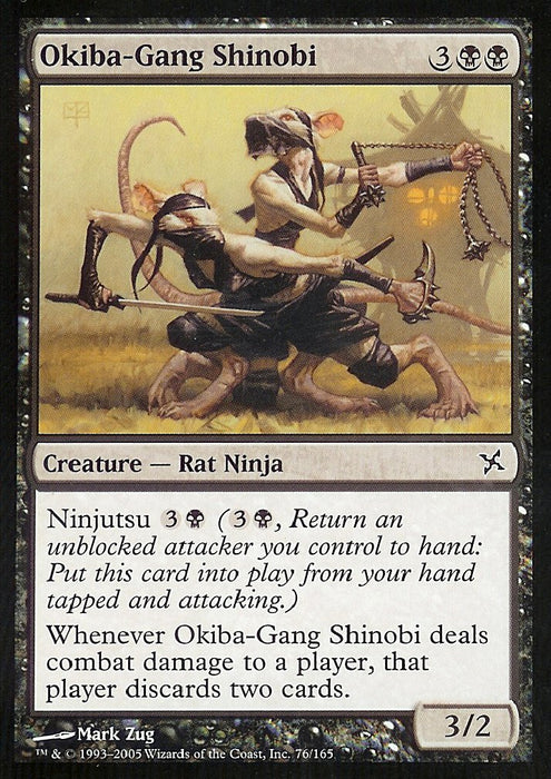 Okiba-Gang Shinobi (Betrayers of Kamigawa) Light Play