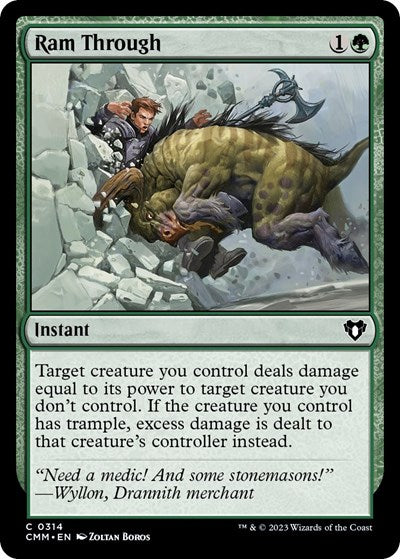 Ram Through (Commander Masters) Light Play
