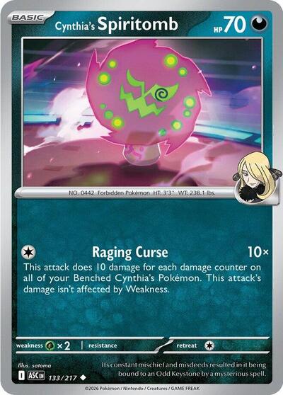 Cynthia's Spiritomb - 133 (ME: Ascended Heroes) Near Mint