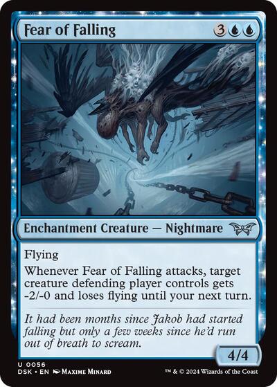 Fear of Falling (Duskmourn: House of Horror) Near Mint Foil