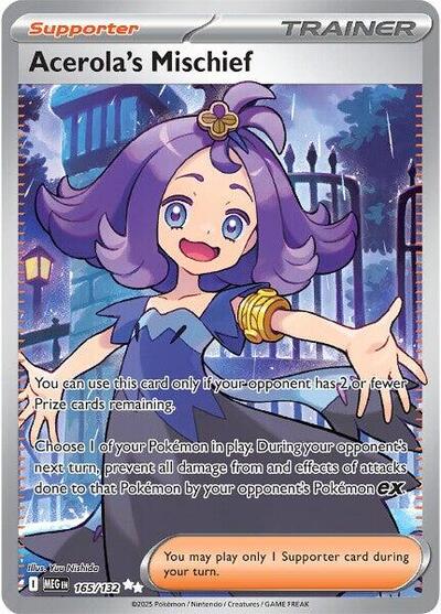 Acerola's Mischief - 165 (ME01: Mega Evolution) Near Mint Holofoil
