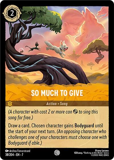 So Much to Give (Archazia's Island) Near Mint