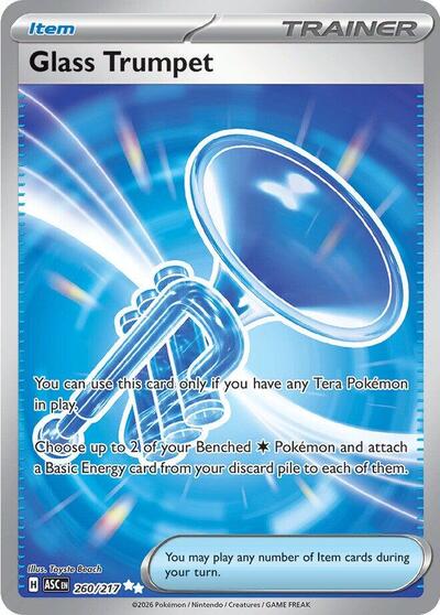 Glass Trumpet - 260 (ME: Ascended Heroes) Near Mint Holofoil