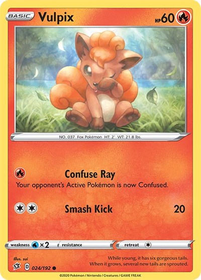 Vulpix (SWSH02: Rebel Clash) Near Mint Reverse Holofoil