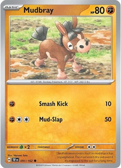 Mudbray (SV05: Temporal Forces) Near Mint Reverse Holofoil
