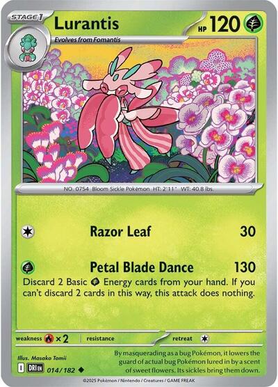 Lurantis (SV10: Destined Rivals) Near Mint Reverse Holofoil