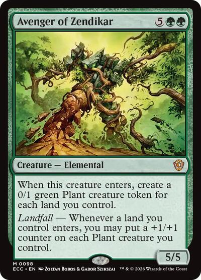 Avenger of Zendikar (Commander: Lorwyn Eclipsed) Near Mint