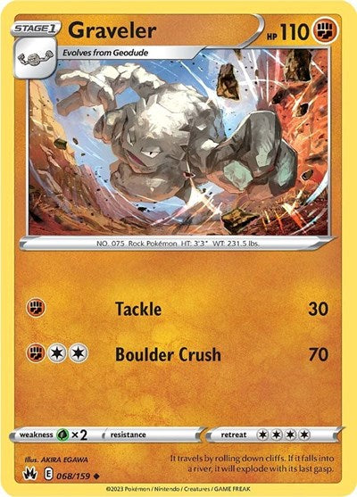 Graveler (Crown Zenith) Near Mint