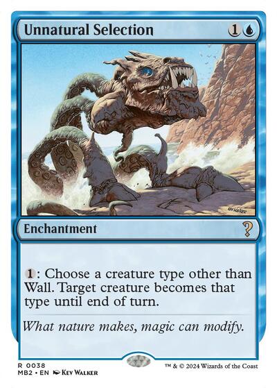 Unnatural Selection (White Border) (Mystery Booster 2) Near Mint
