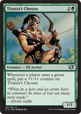 Titania's Chosen (Commander 2014 Edition) Light Play