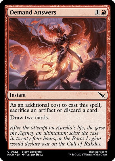 Demand Answers (Murders at Karlov Manor) Light Play Foil