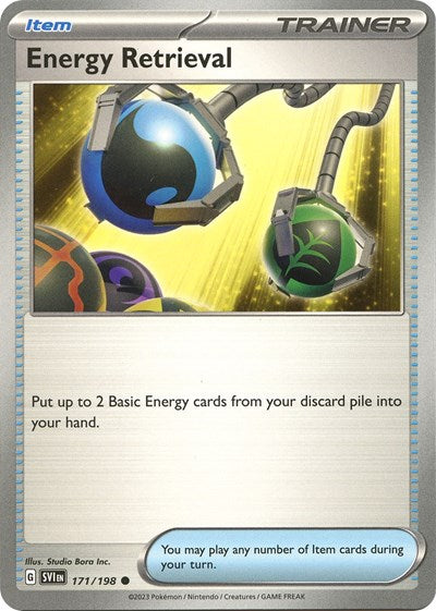 Energy Retrieval (Scarlet and Violet: Base Set) Near Mint Reverse Holofoil