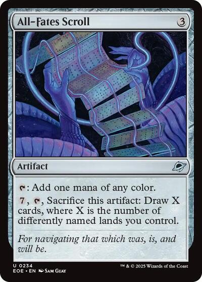 All-Fates Scroll (Edge of Eternities) Near Mint Foil