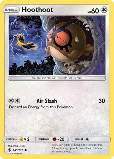 Hoothoot (SM - Unified Minds) Near Mint Reverse Holofoil