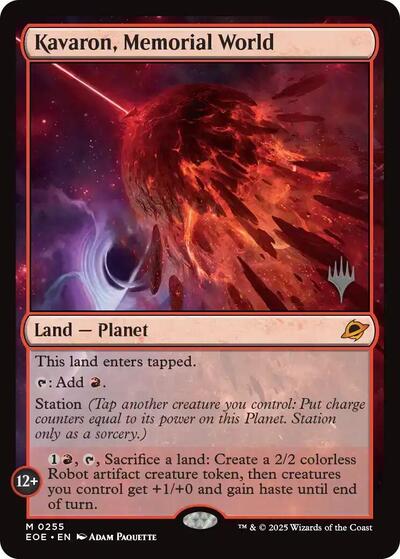 Kavaron, Memorial World (Promo Pack: Edge of Eternities) Near Mint