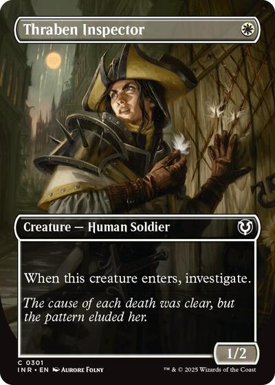 Thraben Inspector (Borderless) (Innistrad Remastered) Light Play