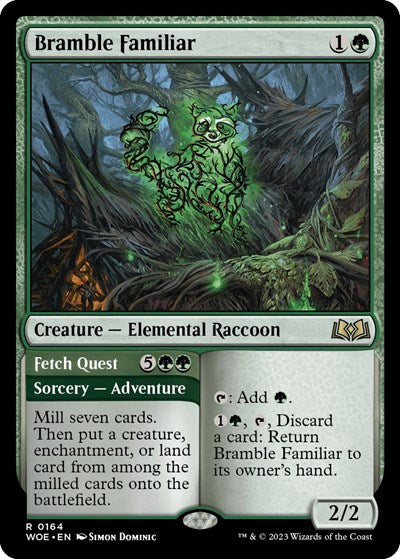 Bramble Familiar (Wilds of Eldraine) Light Play
