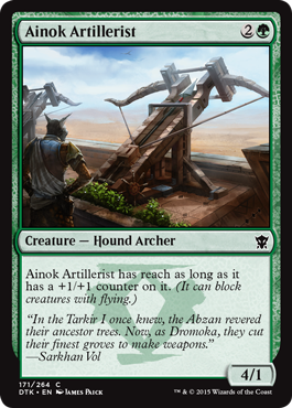 Ainok Artillerist (Dragons of Tarkir) Light Play Foil