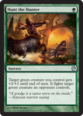 Hunt the Hunter (Theros) Light Play Foil