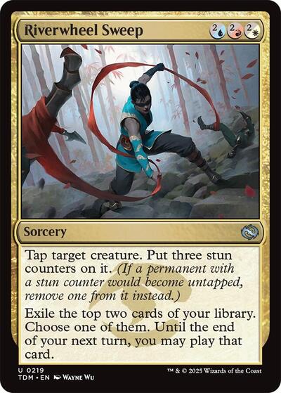 Riverwheel Sweep (Tarkir: Dragonstorm) Near Mint Foil